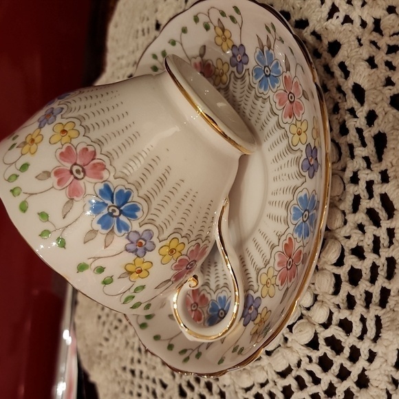 Tuscan fine bone china‎ cup an saucer England - Picture 2 of 8